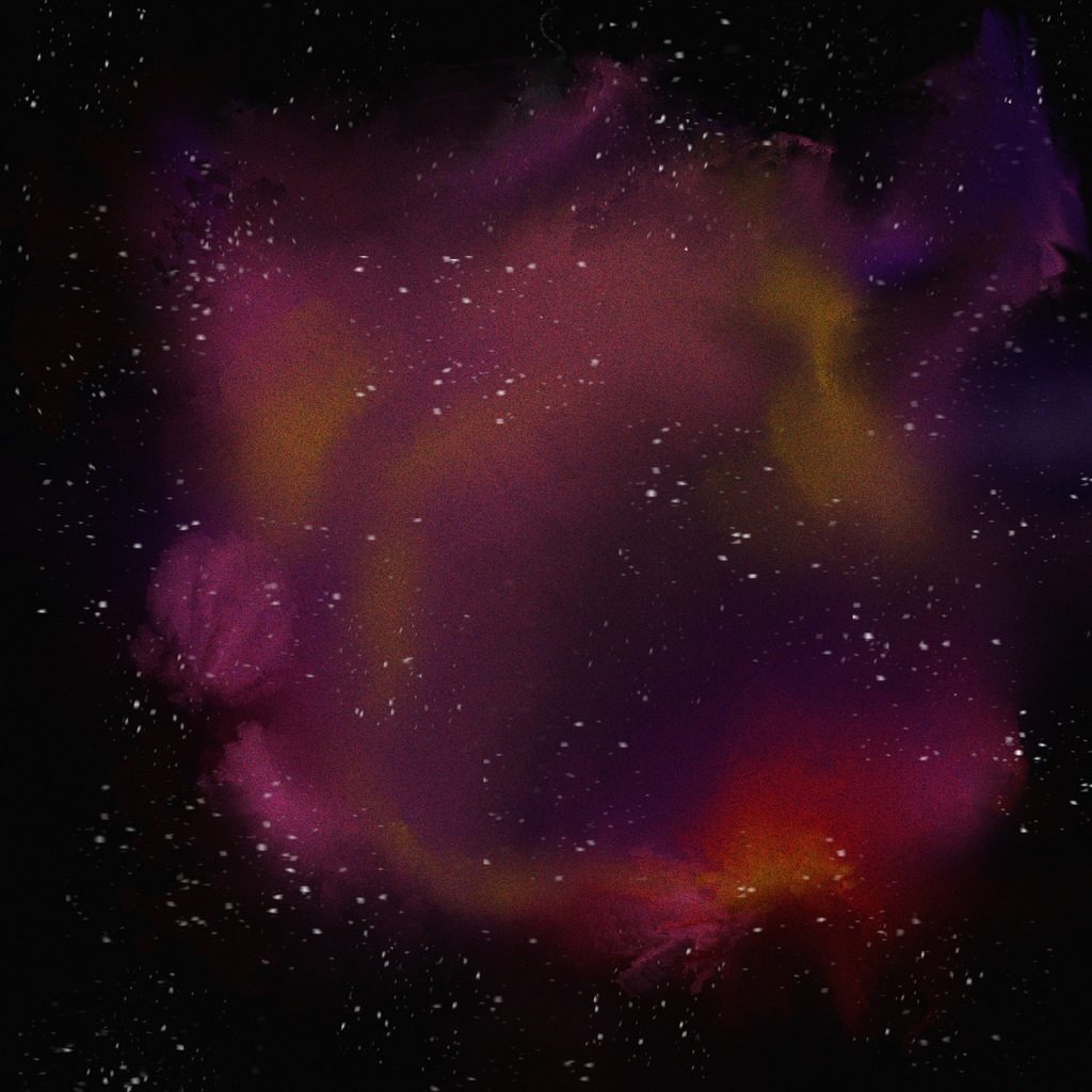 digital painting of fantasy nebula